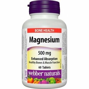 Webber Naturals Magnesium 60 tabs Tablety