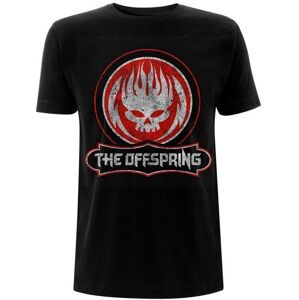 The Offspring Tričko Distressed Skull Unisex Black L