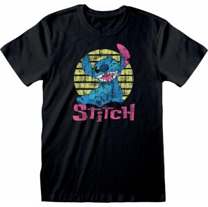Lilo & Stitch Tričko Vintage Stitch Černá XL