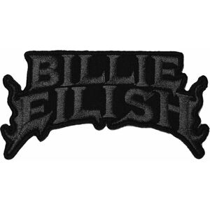 Billie Eilish Flame Nášivka Černá