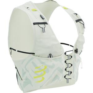 Compressport UltRun S Pack Evo 10 Sugar Swizzle/Ice Flow/Safety Yellow XL Běžecký batoh