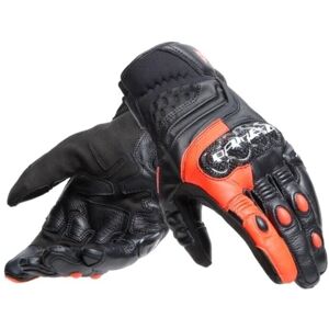 Dainese Carbon 4 Short Black/Fluo Red M Rukavice
