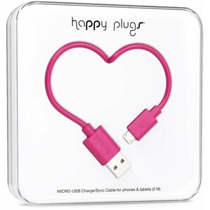 Happy Plugs Micro-USB Cable 2m Cerise