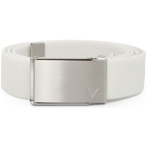 Callaway Solid Webbed Belt Bright White OS