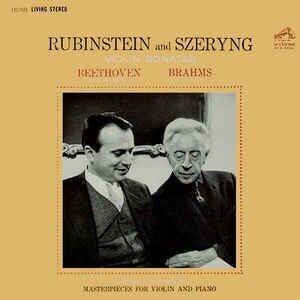 Rubinstein and Szeryng - Beethoven: Sonatas No. 8, Op. 30, No. 3 / Brahms: No. 1, Op. 78 (LP) (200g)