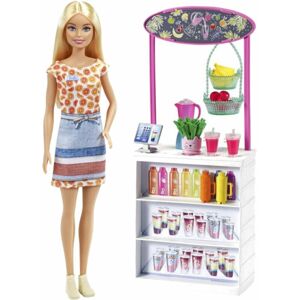 Mattel Barbie Smoothie stánek s panenkou