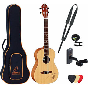 Ortega RU5-BA Deluxe SET Barytonové ukulele Natural