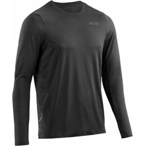 CEP W1136 Run Shirt Long Sleeve Men Black S Běžecké tričko s dlouhým rukávem