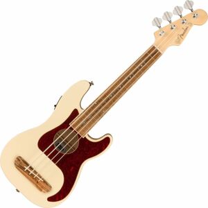 Fender Fullerton Precision Bass Uke Basové ukulele Olympic White
