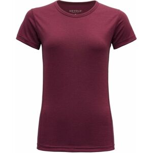 Devold Breeze Merino 150 T-Shirt Woman Beetroot L Outdoorové tričko