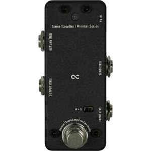 One Control Minimal Series Stereo 1 Loop Box Nožní přepínač