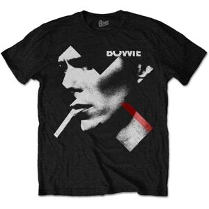 David Bowie Tričko Smoke Černá-Grafika 2XL