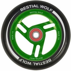 Bestial Wolf Rueda Race Kolečka na koloběžku Černá-Zelená