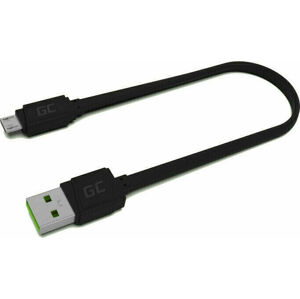 Green Cell KABGC01 GCmatte Micro USB Flat 25 cm Černá 25 cm USB kabel