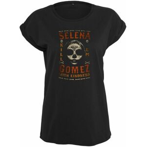 Selena Gomez Tričko Kill Em Skull Černá M
