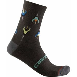 Castelli Aperitivo 15 Sock Dark Grey S/M Cyklo ponožky