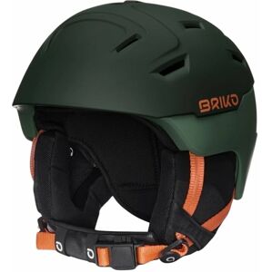 Briko Storm 2.0 Matt Timber Green/Cutty Sark Green/Pomegranate Orange XL Lyžařská helma