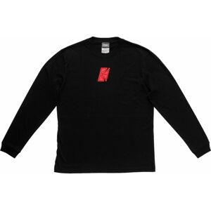 Tama Tričko T-Shirt Long Sleeved Black with Red "T" Logo Black L