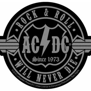 AC/DC Rock N Roll Will Never Die Nášivka Černá